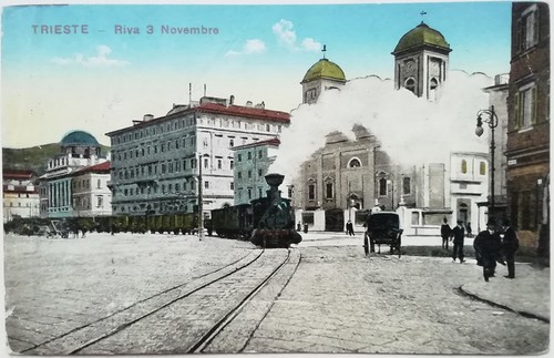 Cartolina trieste riva - cartolina, 3