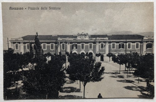 Cartolina avezzano piazzale - avezzano,