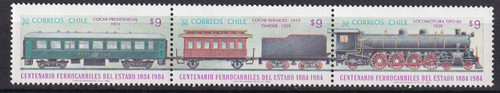 Cile 1984 yvert - 1984, 644/46