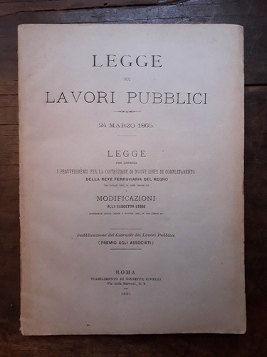 Legge lavori pubblici marzo - pubblici, 24