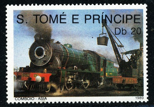 Locomotiva treno san tomo - locomotiva, e